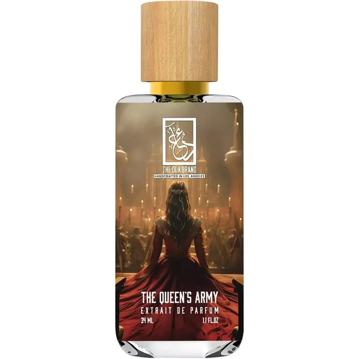 The Dua Brand The Queen's Army perfume bottle
