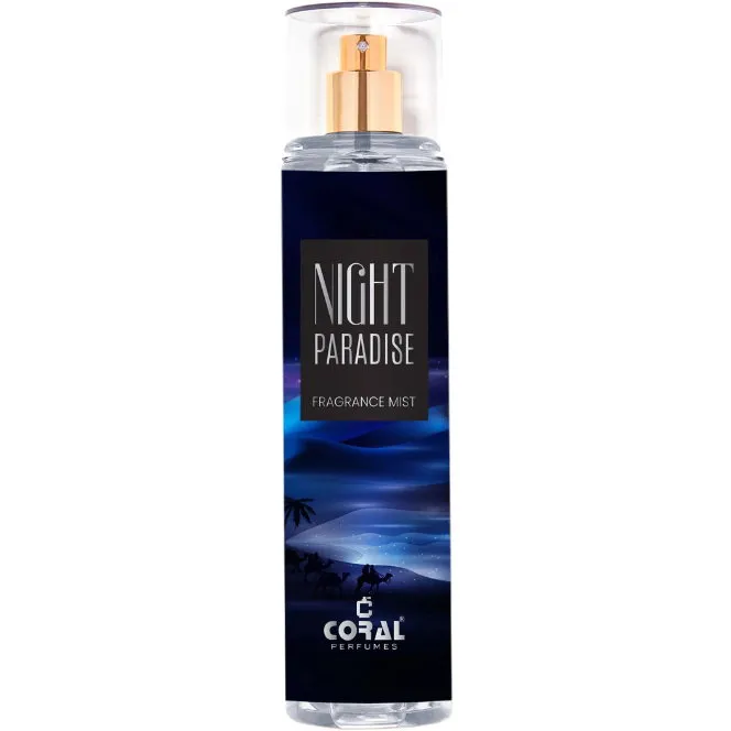 Coral Perfumes Night Paradise parfüm şişesi