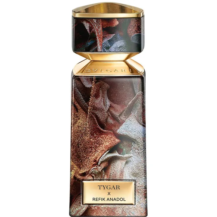 Bvlgari Le Gemme - Tygar x Refik Anadol parfüm şişesi