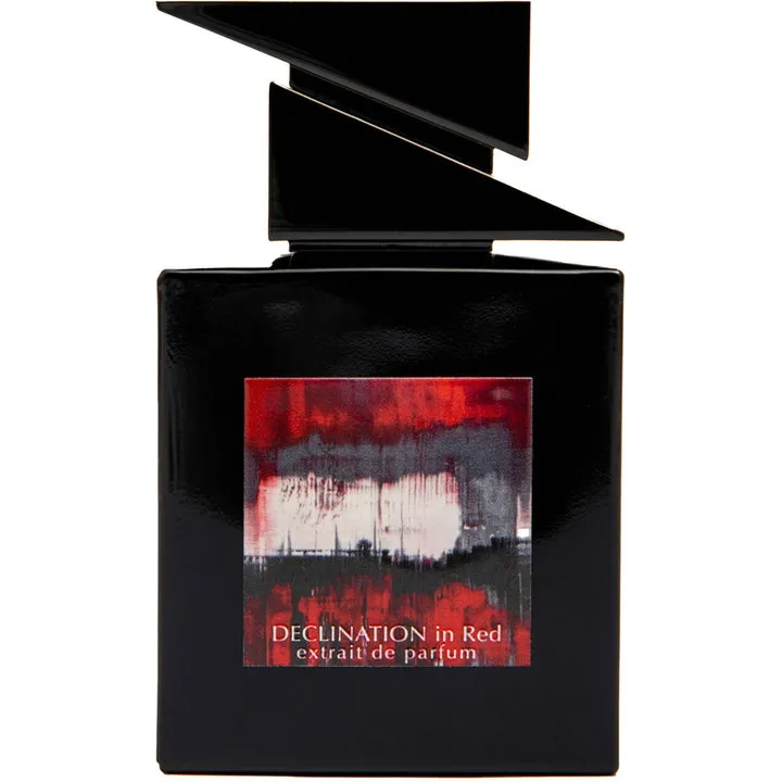 Monia Biscioni Declination in Red perfume bottle