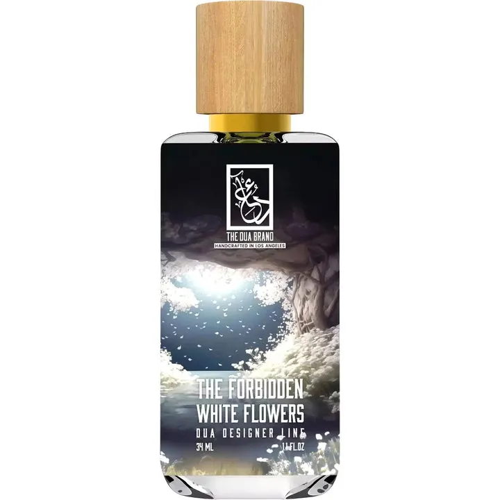The Dua Brand The Forbidden White Flowers perfume bottle