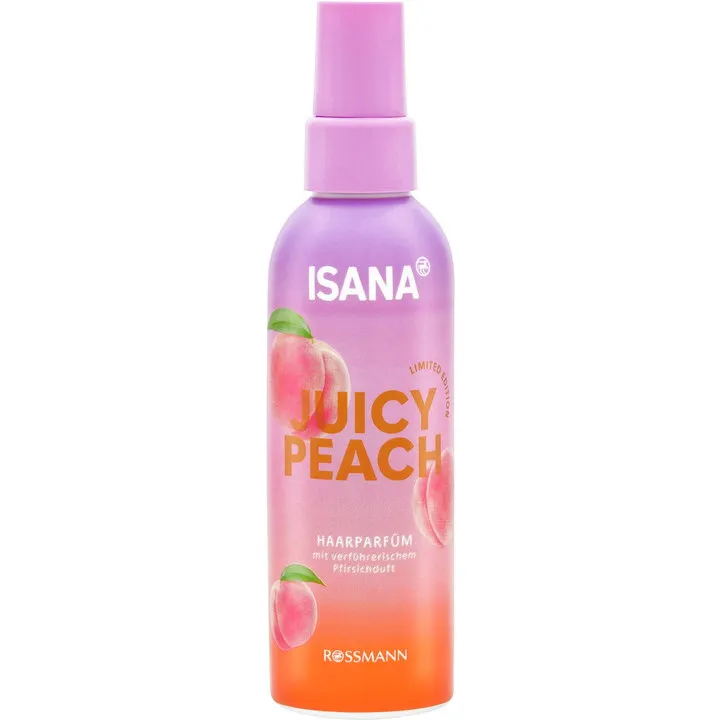 Isana Juicy Peach perfume bottle
