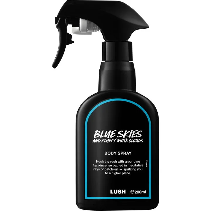 Lush Blue Skies and Fluffy White Clouds perfume bottle