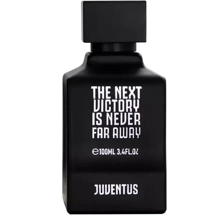 Juventus The Next Victory is Never far Away perfume bottle