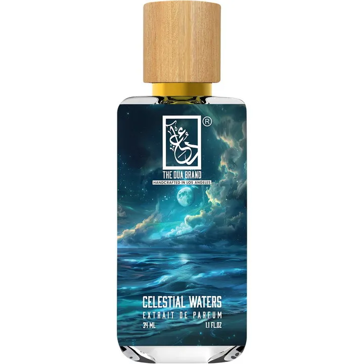 The Dua Brand Celestial Waters perfume bottle