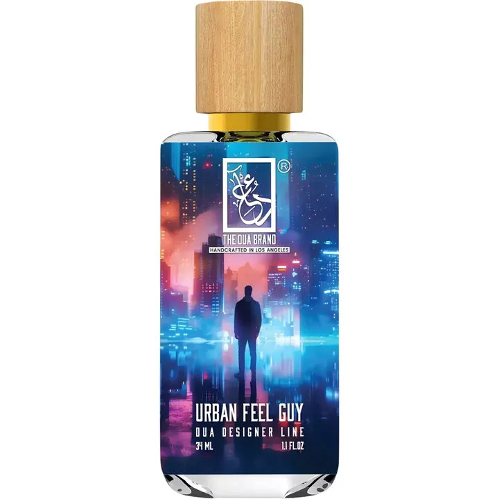 The Dua Brand Urban Feel Guy perfume bottle