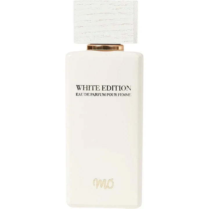 MO White Edition perfume bottle
