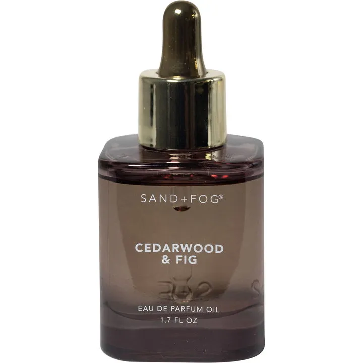 Sand + Fog Cedarwood & Fig perfume bottle