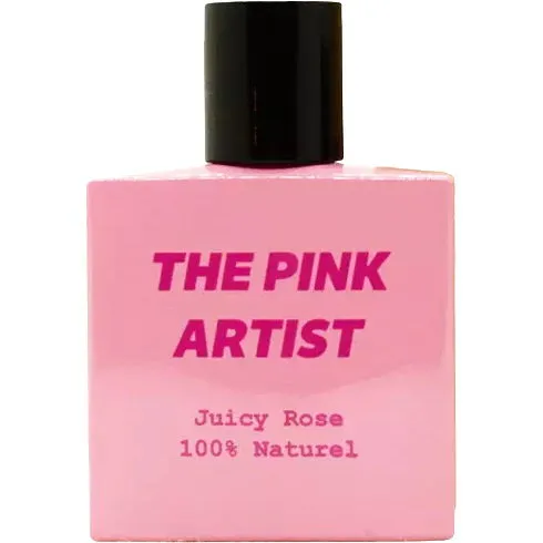 The Pink Artist Juicy Rose perfume bottle