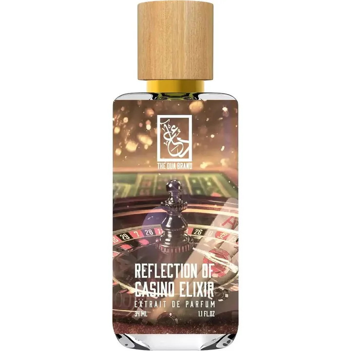The Dua Brand Reflection of Casino Elixir perfume bottle