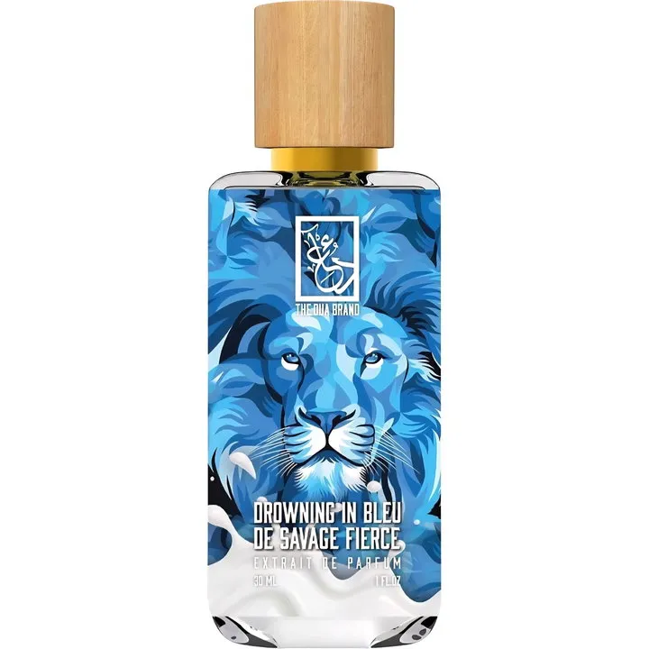 The Dua Brand Drowning in Bleu de Savage Fierce perfume bottle