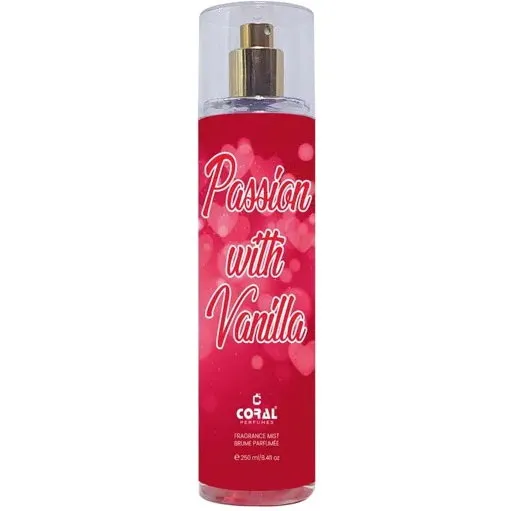 Coral Perfumes Passion with Vanilla parfüm şişesi