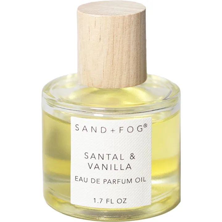 Sand + Fog Santal & Vanilla parfüm şişesi