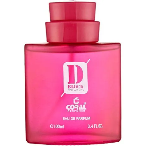 Coral Perfumes D Block (Pink) parfüm şişesi