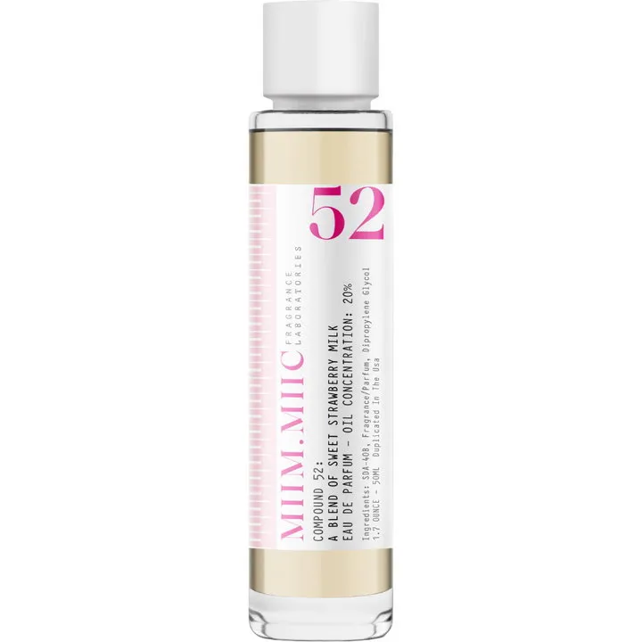 MIIM.MIIC No 52 Sweet Strawberry Milk (Eau de Parfum) perfume bottle