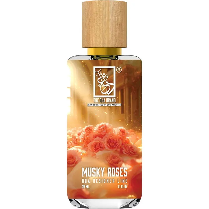 The Dua Brand Musky Roses perfume bottle