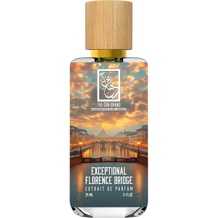The Dua Brand Exceptional Florence Bridge perfume bottle