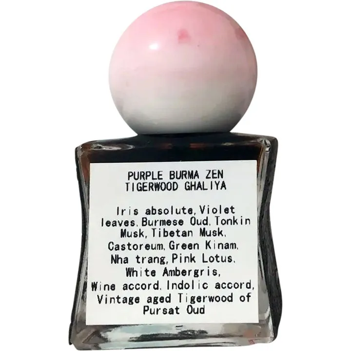 Pinoy Sirun Purple Burma Zen Tigerwood Ghaliya perfume bottle