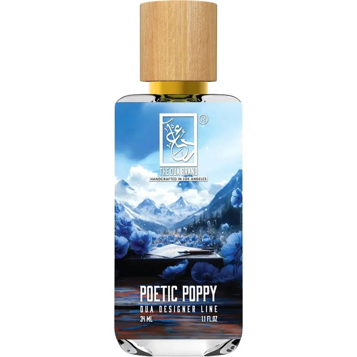The Dua Brand Poetic Poppy perfume bottle