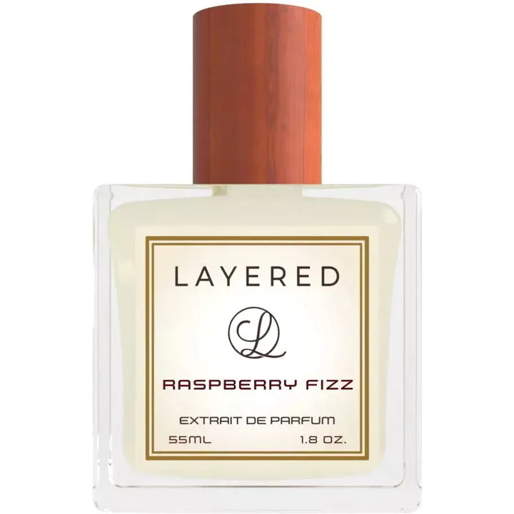 Layered Raspberry Fizz perfume bottle