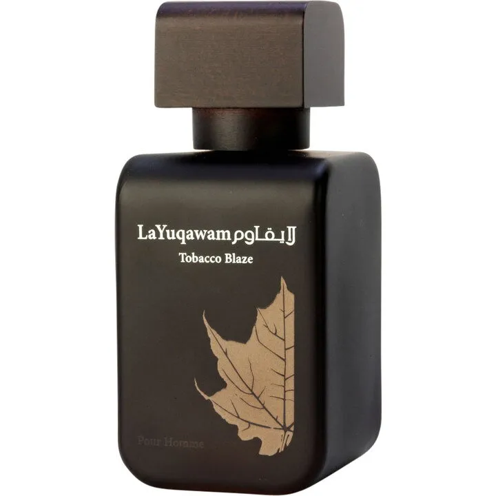 Rasasi La Yuqawam Tobacco Blaze perfume bottle