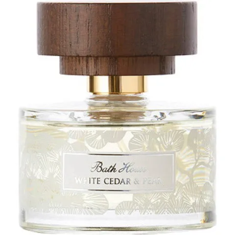 Bath House White Cedar & Pear perfume bottle