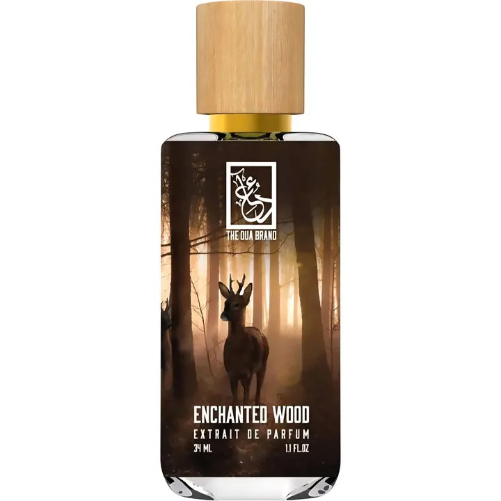 The Dua Brand Enchanted Wood perfume bottle