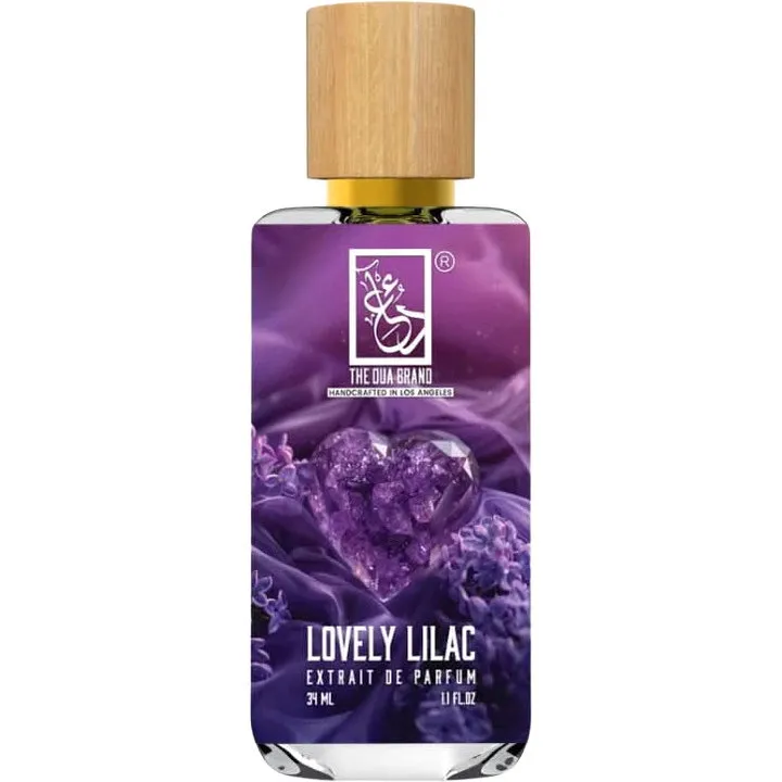 The Dua Brand Lovely Lilac perfume bottle