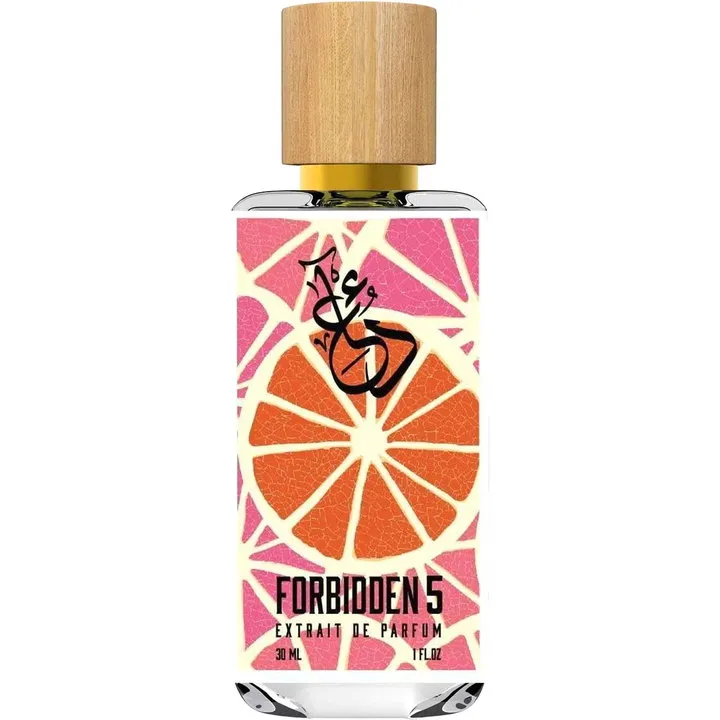 The Dua Brand Forbidden 5 perfume bottle