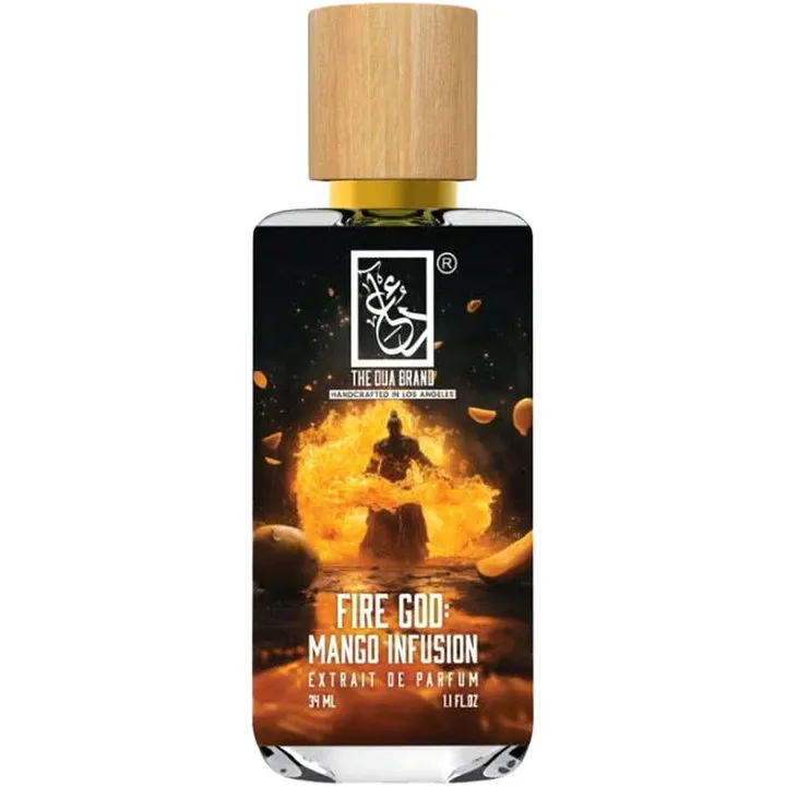 The Dua Brand Fire God: Mango Infusion perfume bottle