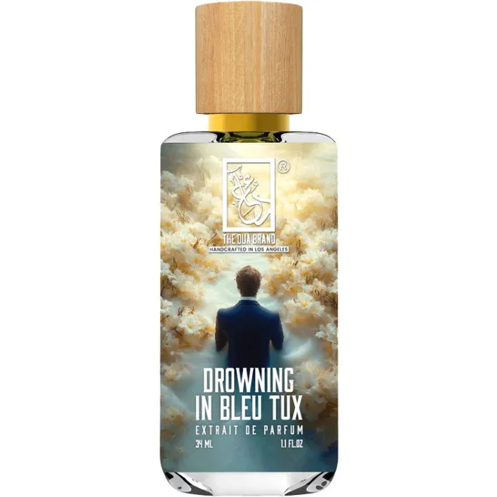 The Dua Brand Drowning in Bleu Tux perfume bottle