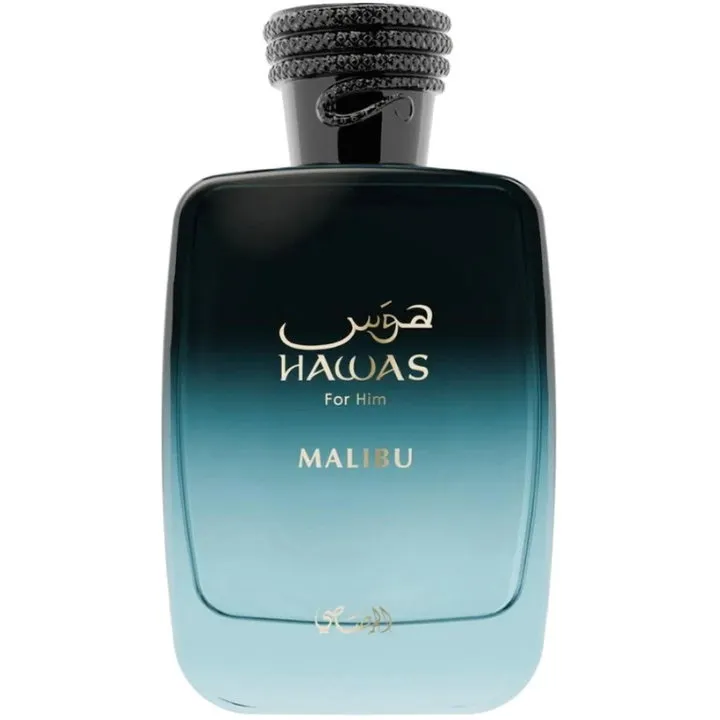Rasasi Hawas Malibu / هوس perfume bottle