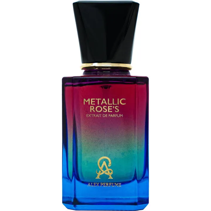 Alex Perfume Metallic Rose's perfume bottle