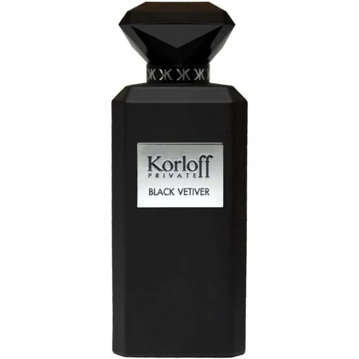 Korloff Black Vetiver parfüm şişesi