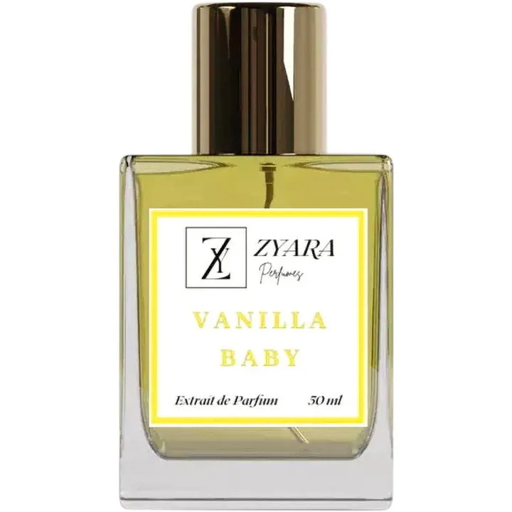 Zyara Vanilla Baby perfume bottle