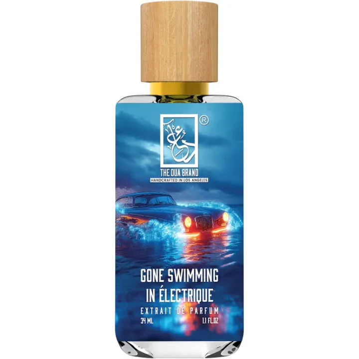 The Dua Brand Gone Swimming in Électrique perfume bottle