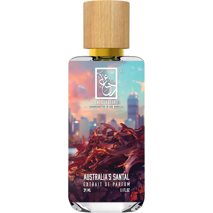 The Dua Brand Australia's Santal parfüm şişesi