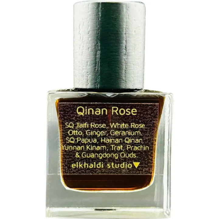 elkhaldi Qinan Rose perfume bottle