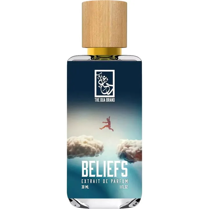 The Dua Brand Beliefs perfume bottle