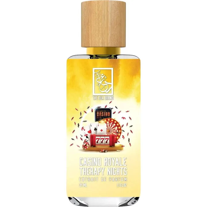The Dua Brand Casino Royale Therapy Nights perfume bottle