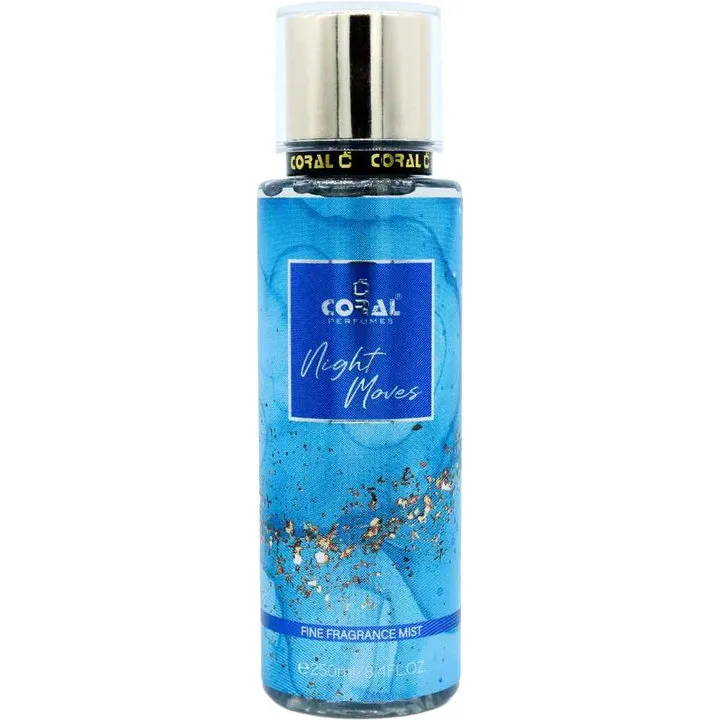 Coral Perfumes Night Moves perfume bottle