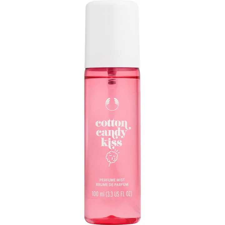 The Body Shop Cotton Candy Kiss perfume bottle