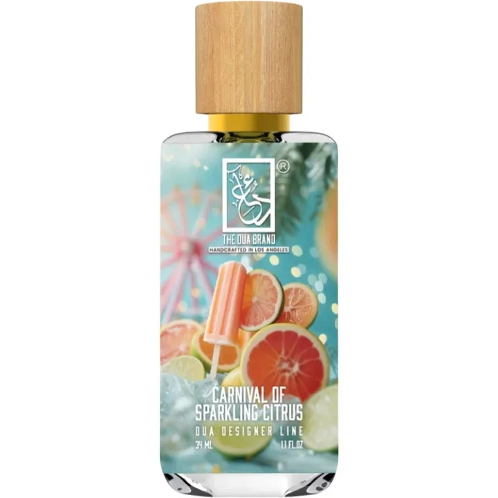 The Dua Brand Carnival of Sparkling Citrus perfume bottle