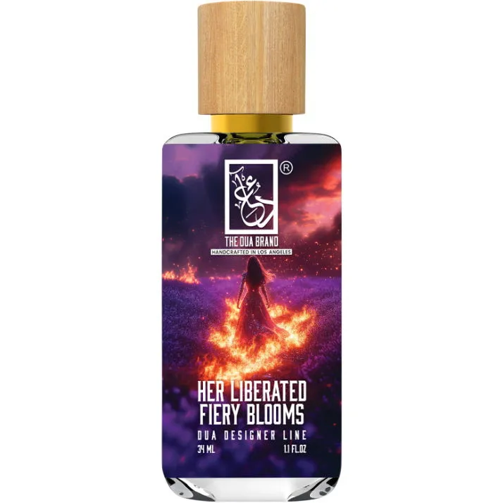 The Dua Brand Her Liberated Fiery Blooms perfume bottle