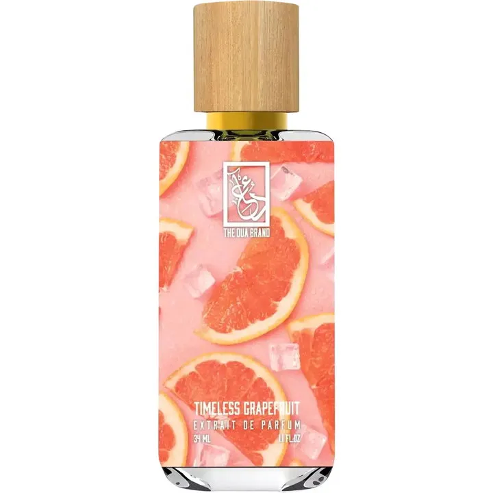 The Dua Brand Timeless Grapefruit perfume bottle