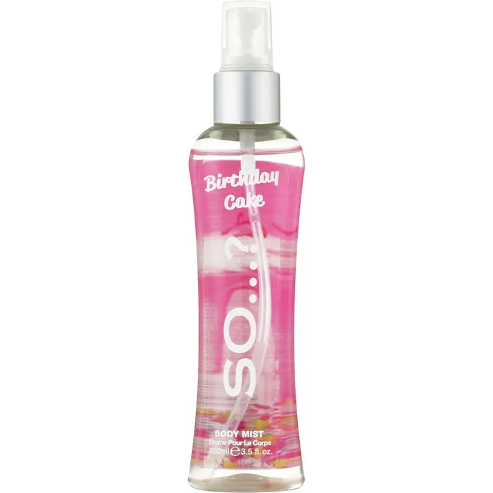 So...? Birthday Cake perfume bottle