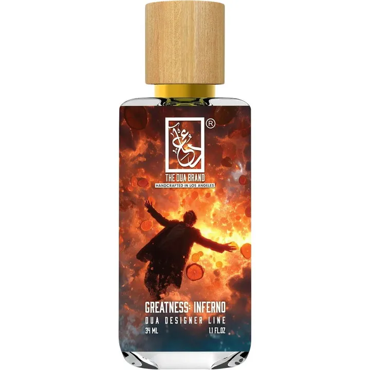 The Dua Brand Greatness: Inferno parfüm şişesi
