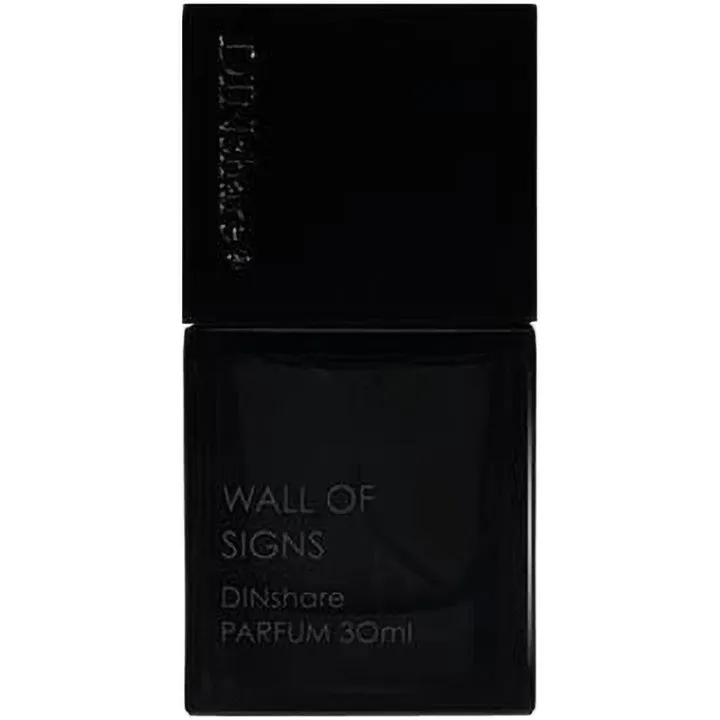 DINshare Wall of Signs perfume bottle