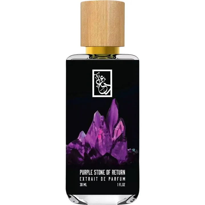 The Dua Brand Purple Stone of Return perfume bottle