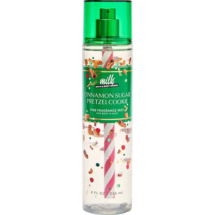 Bath & Body Works Cinnamon Sugar Pretzel Cookie perfume bottle